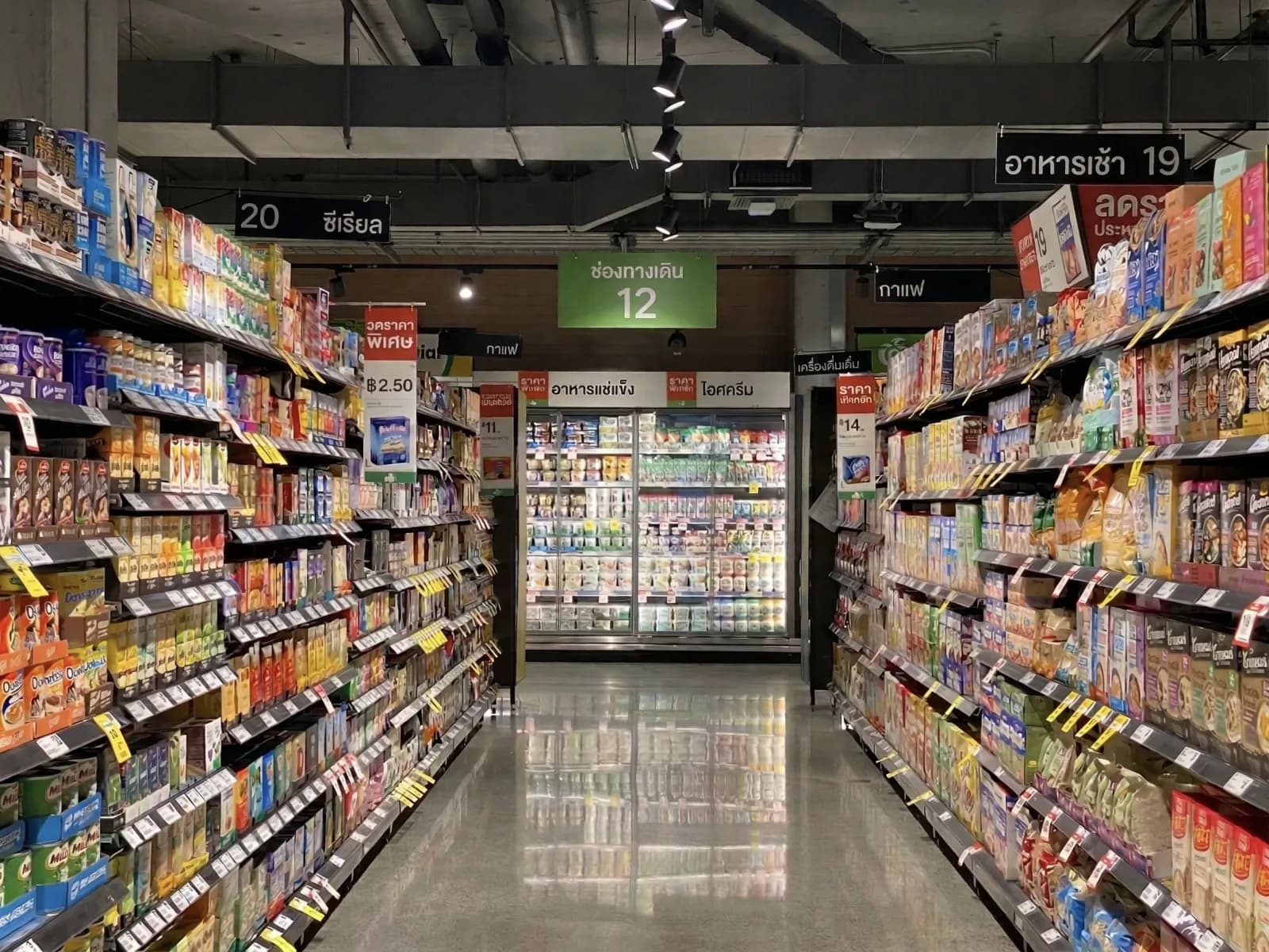 ภาพตัวอย่างร้านในห้างที่ตกแต่งเสร็จแล้วสำหรับบทความอธิบาย BOQ งานตกแต่งร้าน